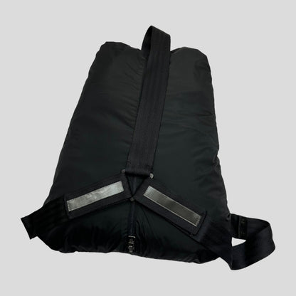 Prada Sport AW00 Technical Nylon Padded Backpack Jacket - IT54