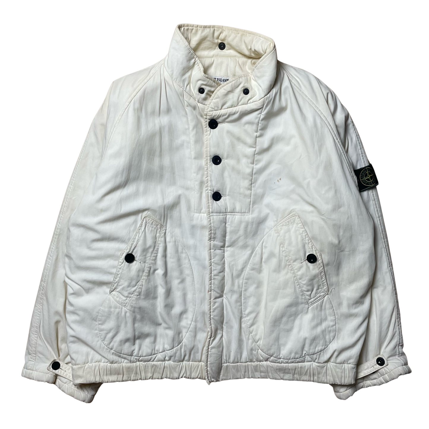 A/W 1985 White Coyote Fur Trim Hood Jock Country Jacket