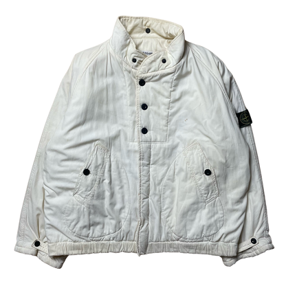 A/W 1985 White Coyote Fur Trim Hood Jock Country Jacket
