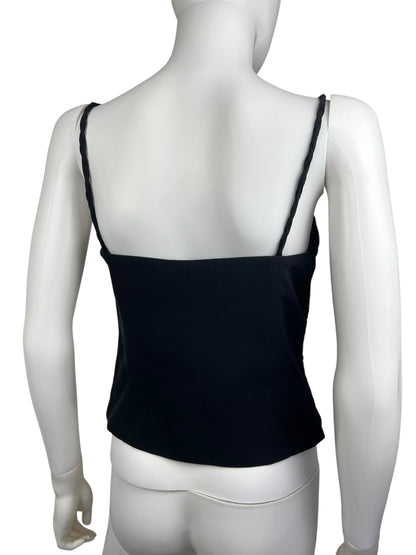 Emporio Armani pleat top | Black, Black