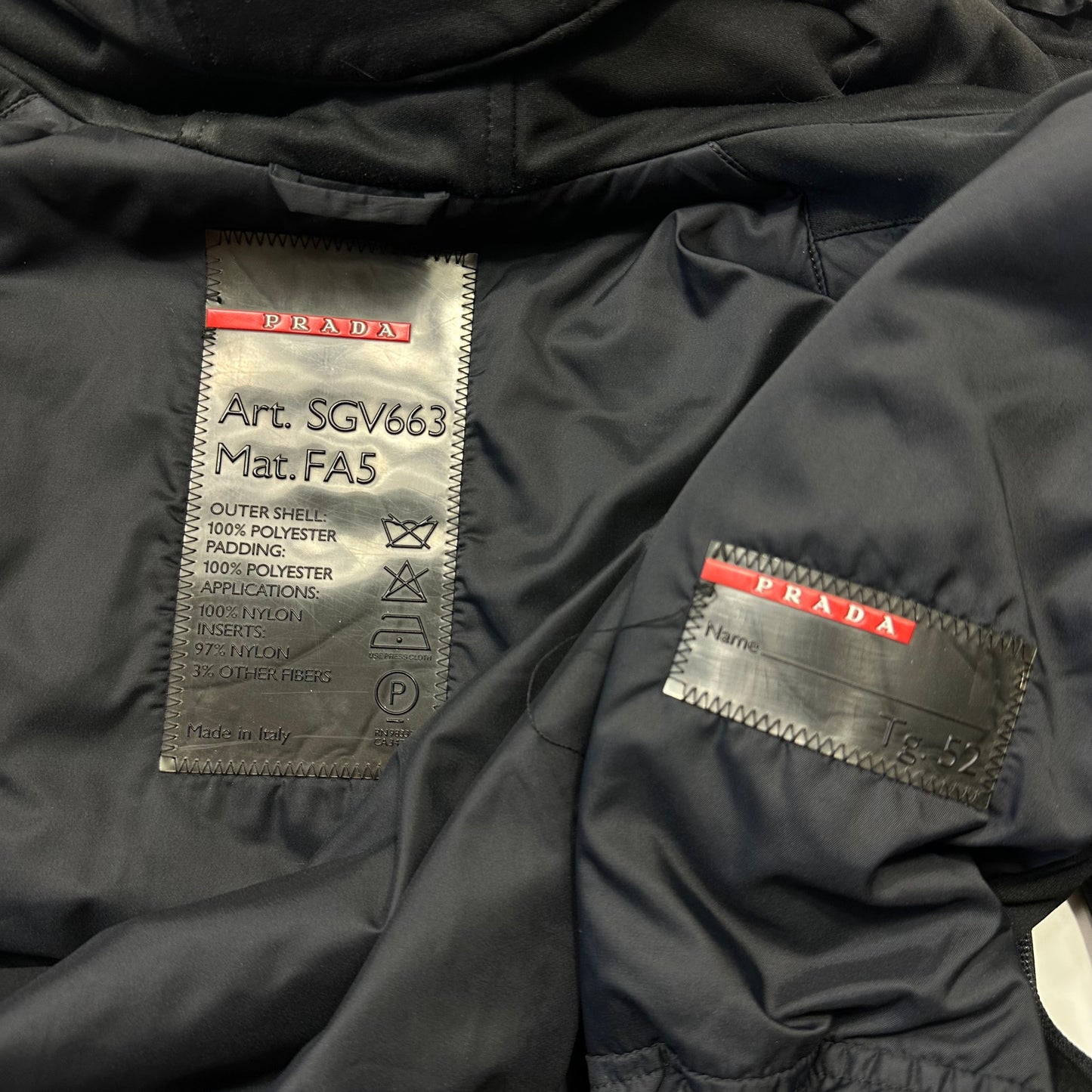 Prada Sport 00’s Ninja Moto Panelled Jacket - IT52 (M/L)