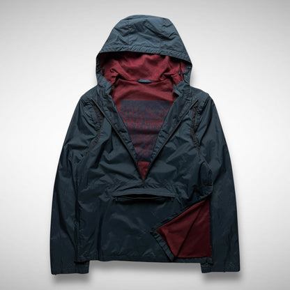 Kenzo 2-in-1 Hooded 1/2 Zip Jacket/Vest (2000s)