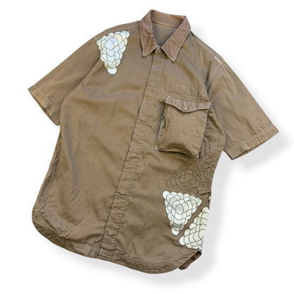2000's Maharishi Geometric Pattern Shirt (S) | Default Title, Blue