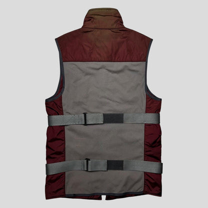 Prada Sport 1999 Nylon Bondage Mesh Padded Gilet - IT48 (S/M)