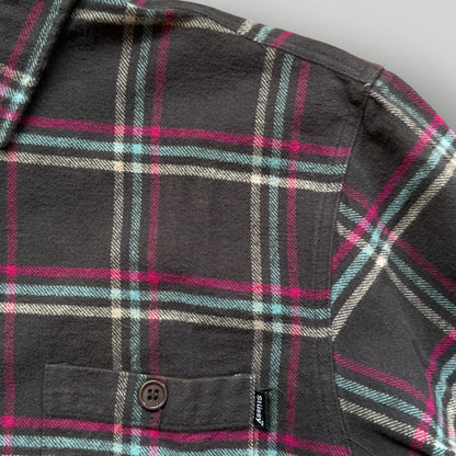 2000's Stüssy Flannel Overshirt L | O/S, Grey