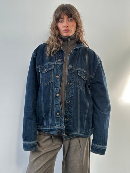Wrangler 1990s Mid Wash Denim Jacket - XL
