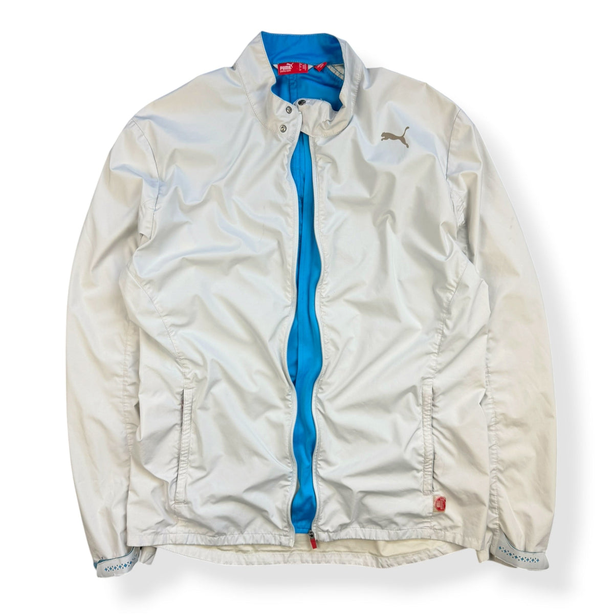 2000's Puma Reflective Back Panel Jacket (S) | Small, Blue