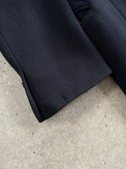 Emporio Armani 1990s Wool Cashmere Double Breasted Coat - L/XL