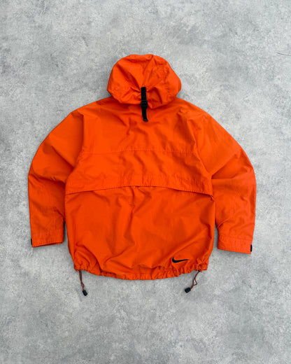 nike acg 1990s lightweight technical waterproof jacket (S) | Small, Orange