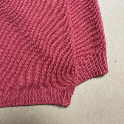 A/W 1992 Coral Hand Woven Knitted Roll Neck