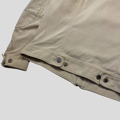 Prada Sport SS01 Articulated Cotton Reinforced Moto Jacket - M/L