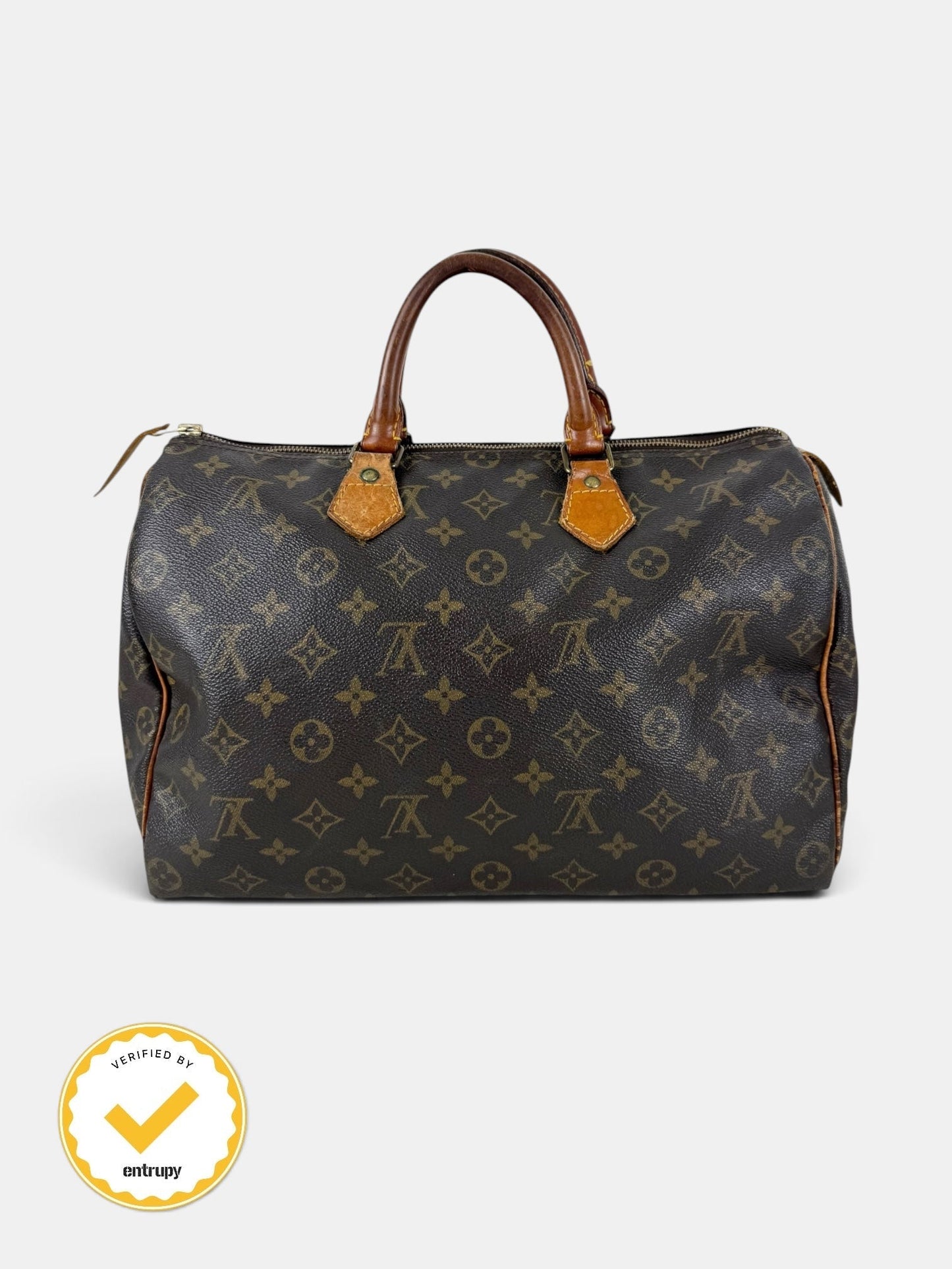 90s Louis Vuitton Speedy 35 Handbag | O/S, Brown
