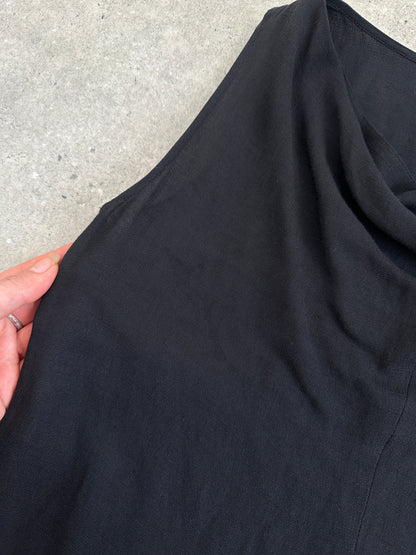 Max Mara Linen Cowl Neck Sleeveless Top - M