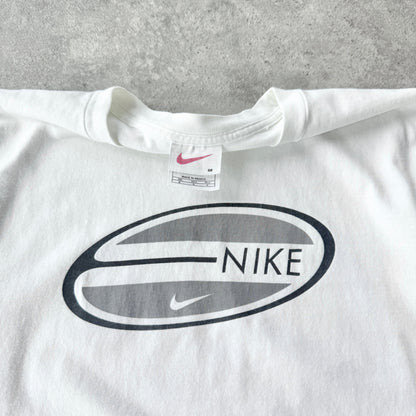 Nike 1990s heavyweight graphic logo t-shirt (M)