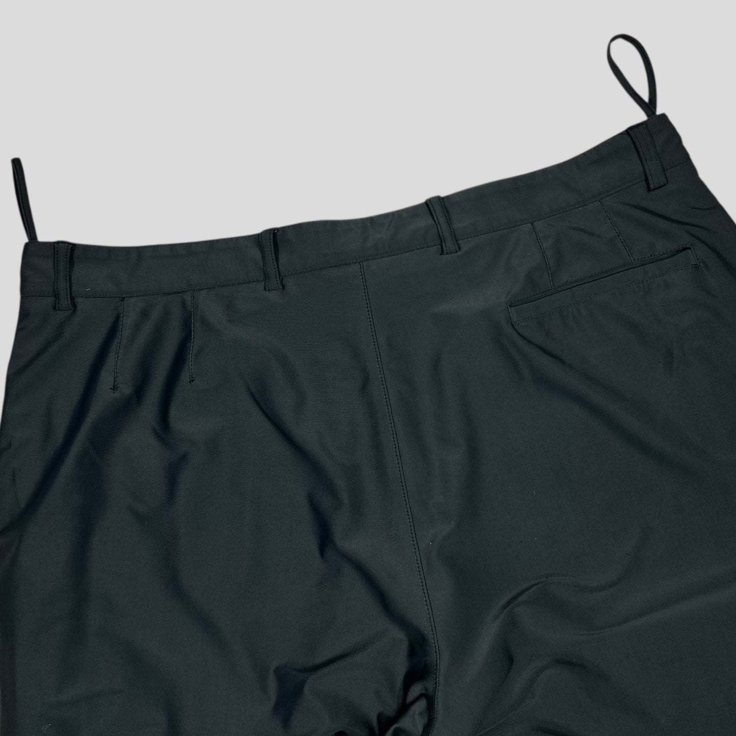 Prada Sport FW99 Textured Nylon Shimmer Baggy Mesh Trousers -IT54 | Default Title, Multicoloured