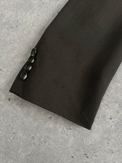 Christian Dior Monsieur 1980s Pure Wool Double Breasted Blazer - 41R/XL