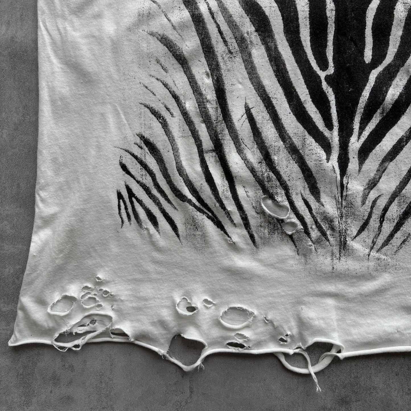 DIESEL DISTRESSED TOP | O/S, Red