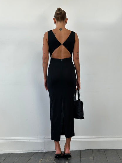 Italian Vintage Cut Out Maxi Dress - S