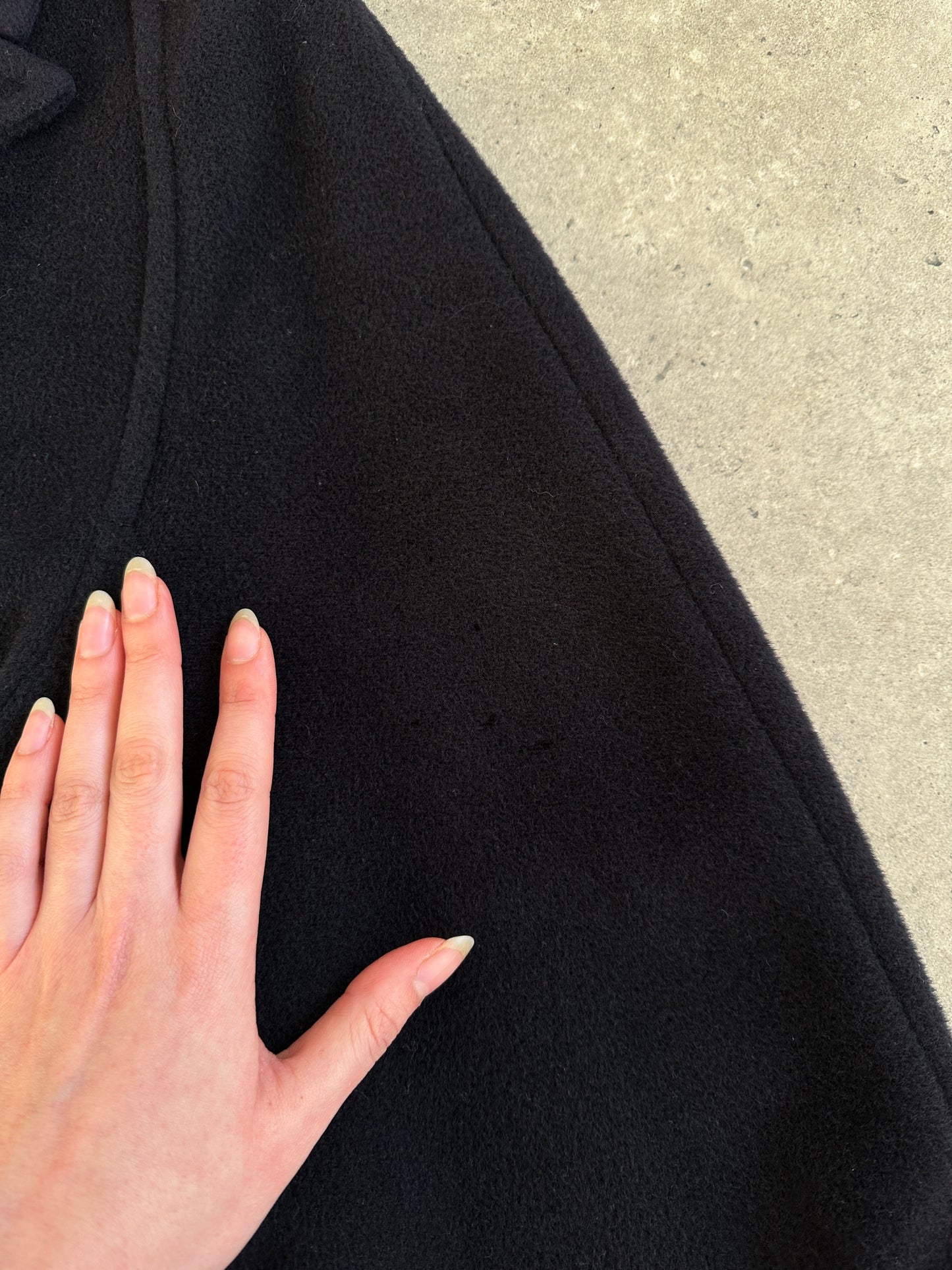 Marella Virgin Wool Cashmere Double Breasted Coat - L