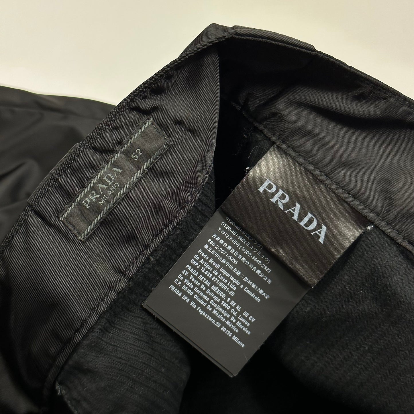 Prada Milano 2018 Nylon Gabardine Trousers - IT52