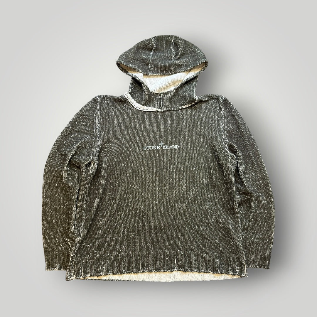 Stone Island SS/03 Sublimation Print Chenille Hooded Sweatshirt XL/XXL | Default Title, Red
