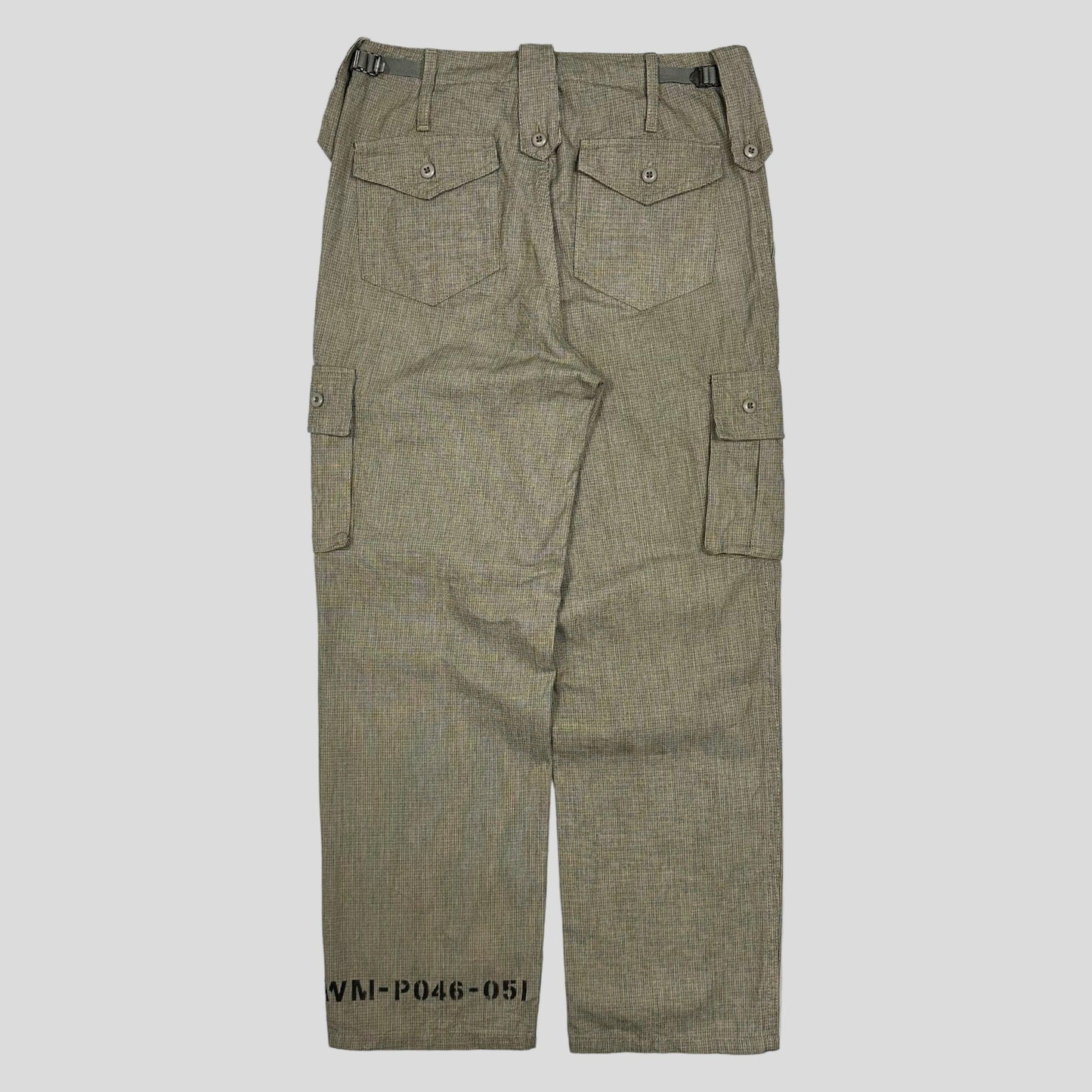 Junya Watanabe SS04 Houndstooth Prisoner Cargo’s - M