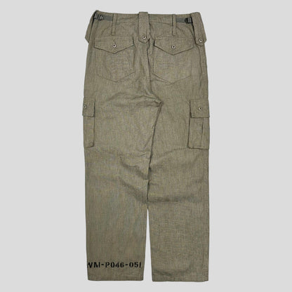 Junya Watanabe SS04 Houndstooth Prisoner Cargo’s - M