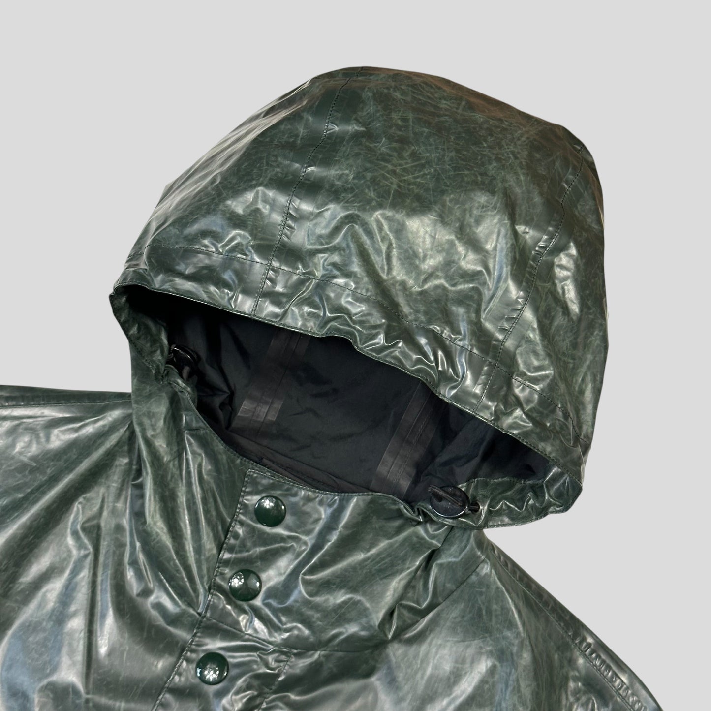 Prada Milano 2015 Taped Seam Toffee Wrapper Technical Jacket - IT50 | Default Title, Green