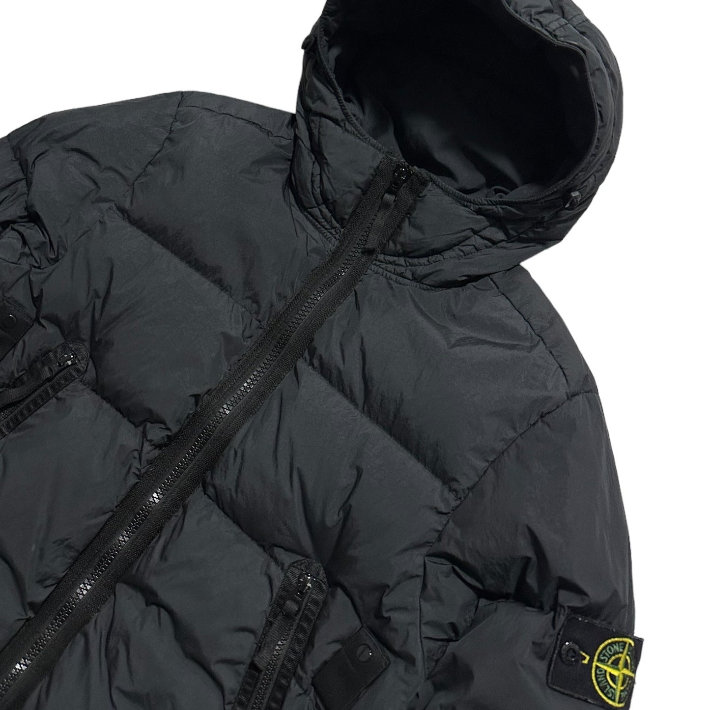 Stone Island Garment Dyed Down Crinkle Reps Puffer Jacket