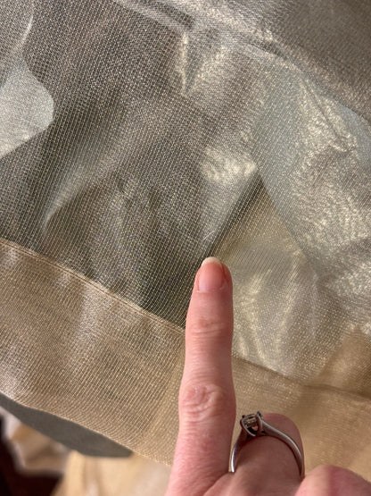 Vivienne Westwood F/W 2012 Queen’s Jubilee Capsule Collection Gold Label lamé organza gown