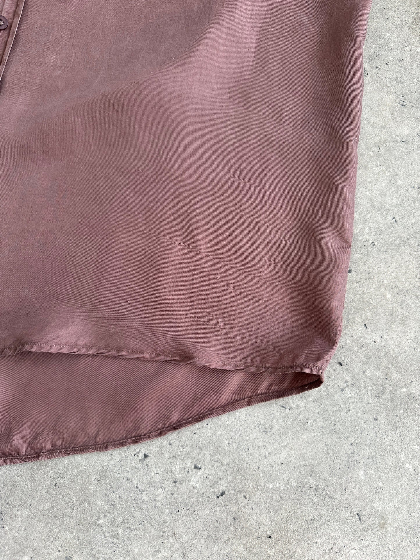 Vintage 90s Pure Silk Shirt - XL