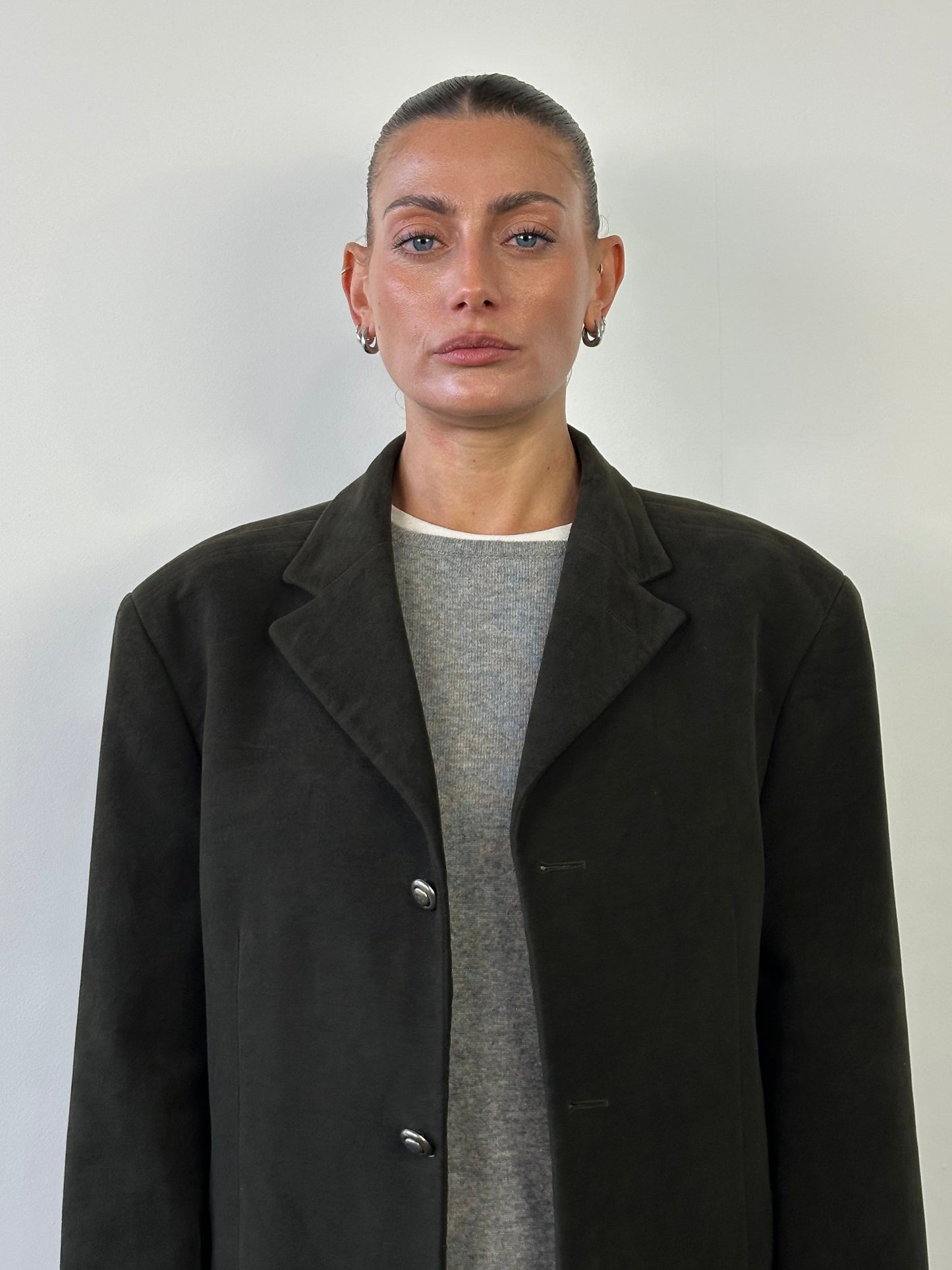 Versace Jeans Couture Pure Cotton Bespoke Medusa Button Blazer - 40R/L