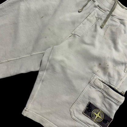 Stone Island Hand Corrosion Cargo Jogger Shorts