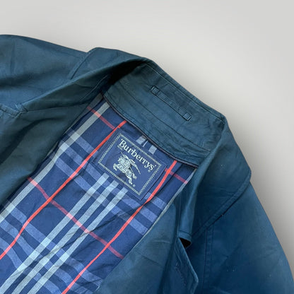 Burberry 90s Navy Trench Coat M/L