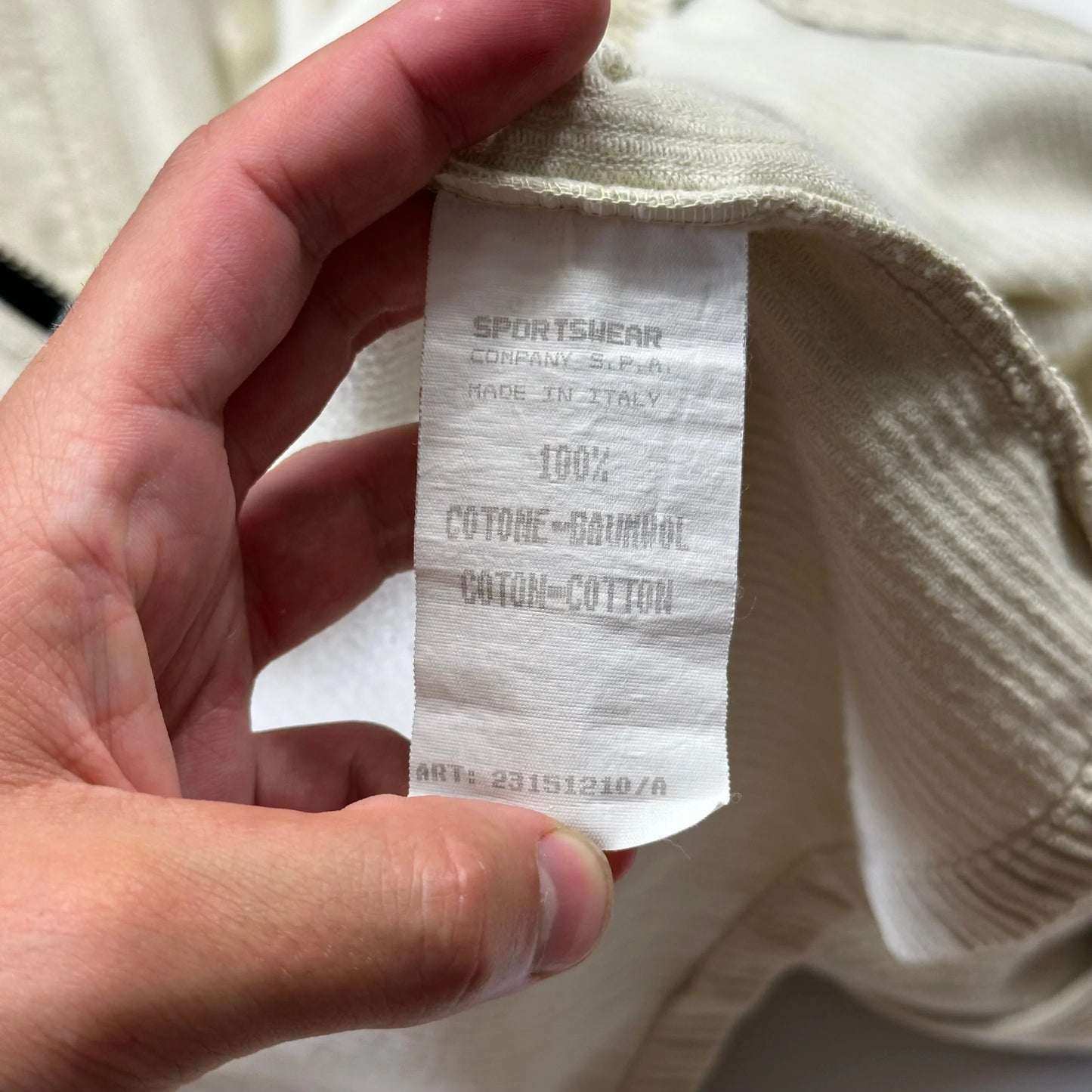 Stone Island 1995 Double Pocket Zip-Up Jumbo Corduroy Shirt - M/L