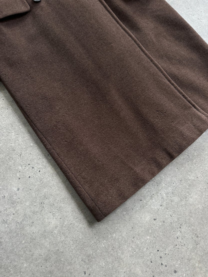 Sportmax 1990s Wool Double Breasted Coat - M/L