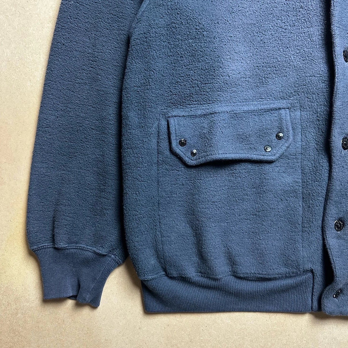 A/W 1987 Brushed Cotton Fleece Blouson Script Jacket