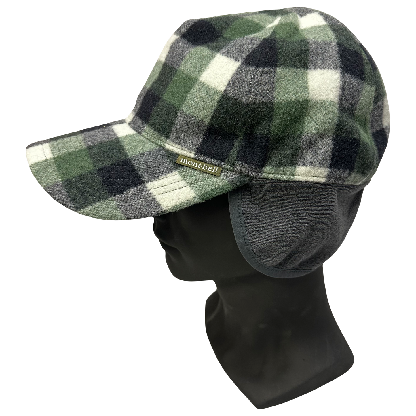 Montbell Wool Check Cap In Green ( M/L )