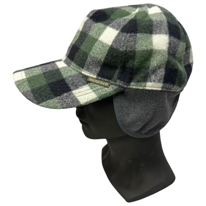 Montbell Wool Check Cap In Green ( M/L )