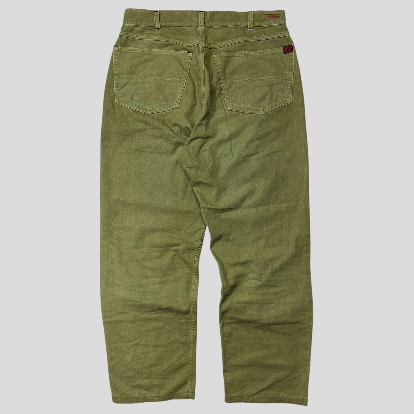 CP Company SS 1992 Ideas By Massimo Osti Green Logo Trousers - 31