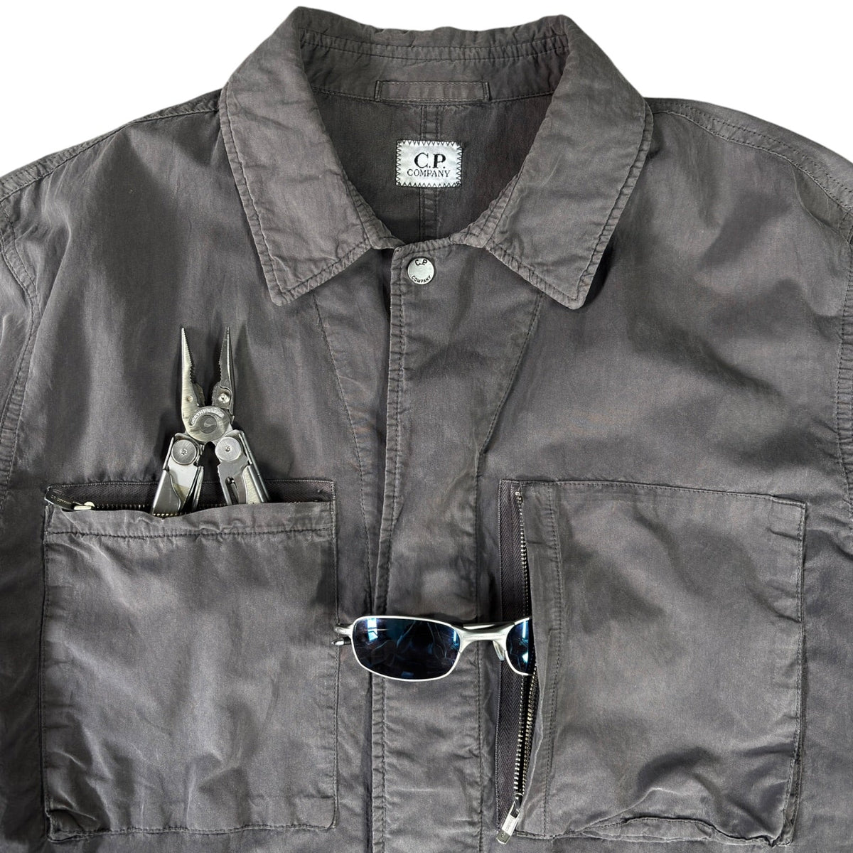 CP Company 2009 Slate Grey Cotton Jacket L | Large, Grey