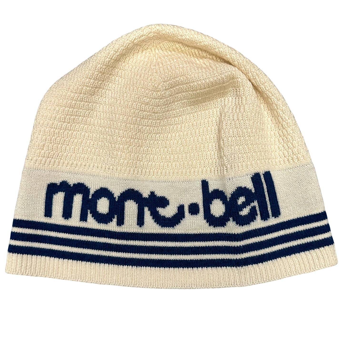 Montbell Spellout Beanie In White (S/M) | O/S, White