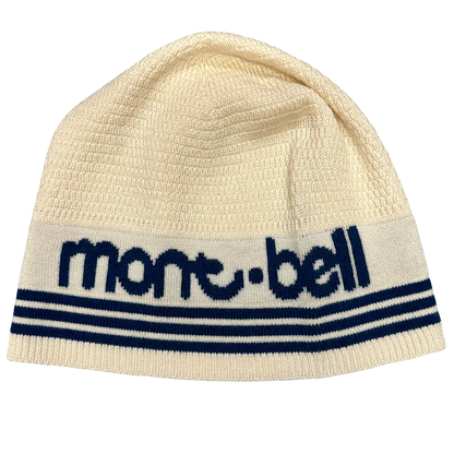Montbell Spellout Beanie In White (S/M) | O/S, White