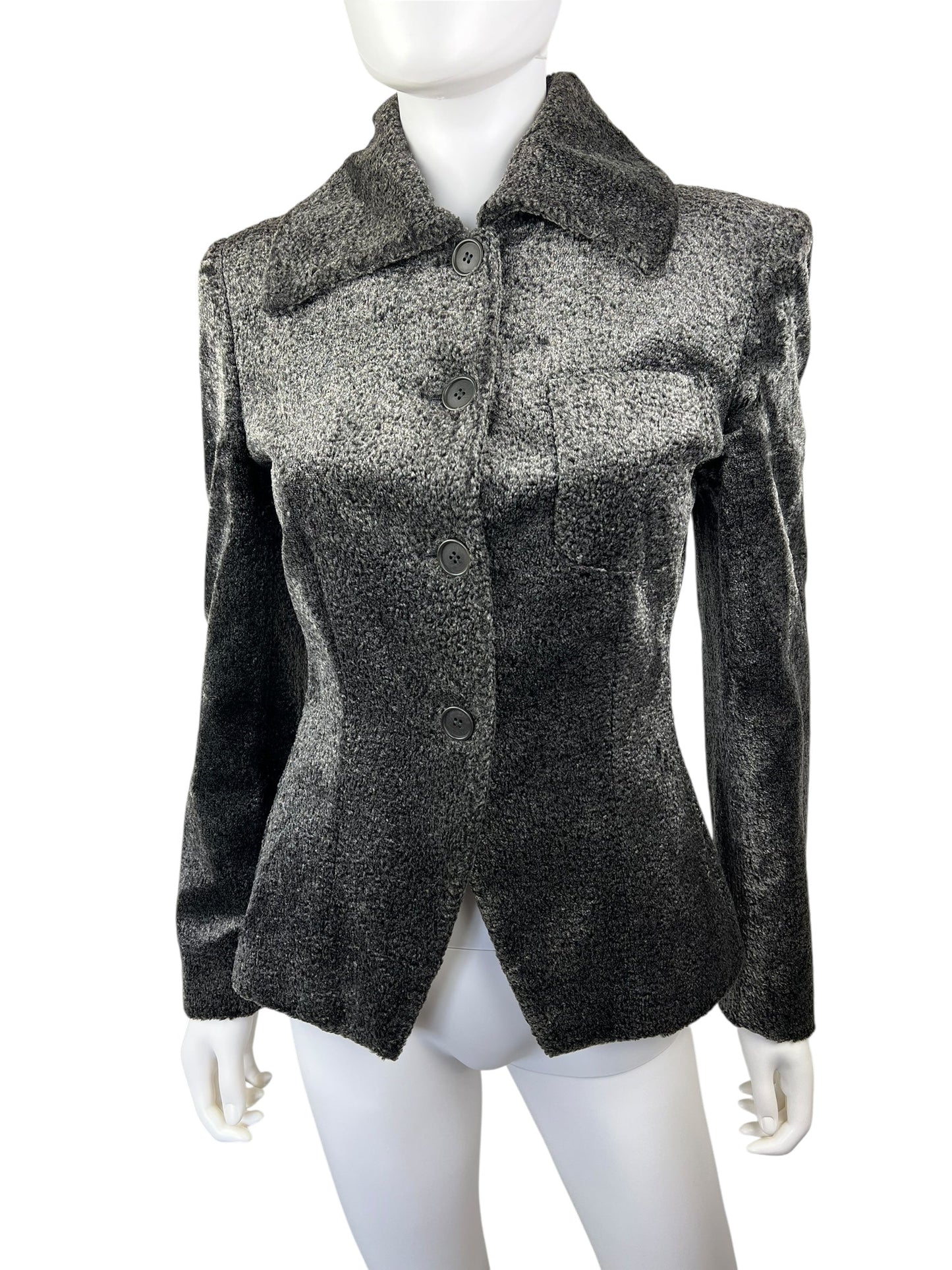 Emporio Armani faux fur jacket | Grey, Grey