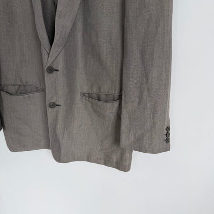 1980s emporio armani lined blazer | O/S, Taupe