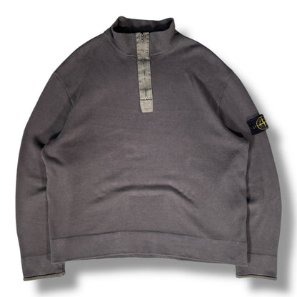 Stone Island AW 2000 Quarter Zip Sweatshirt XL | XL, Multicoloured