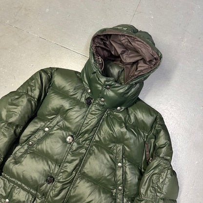 Duvetica Fur Hood Puffer Jacket In Green ( M )
