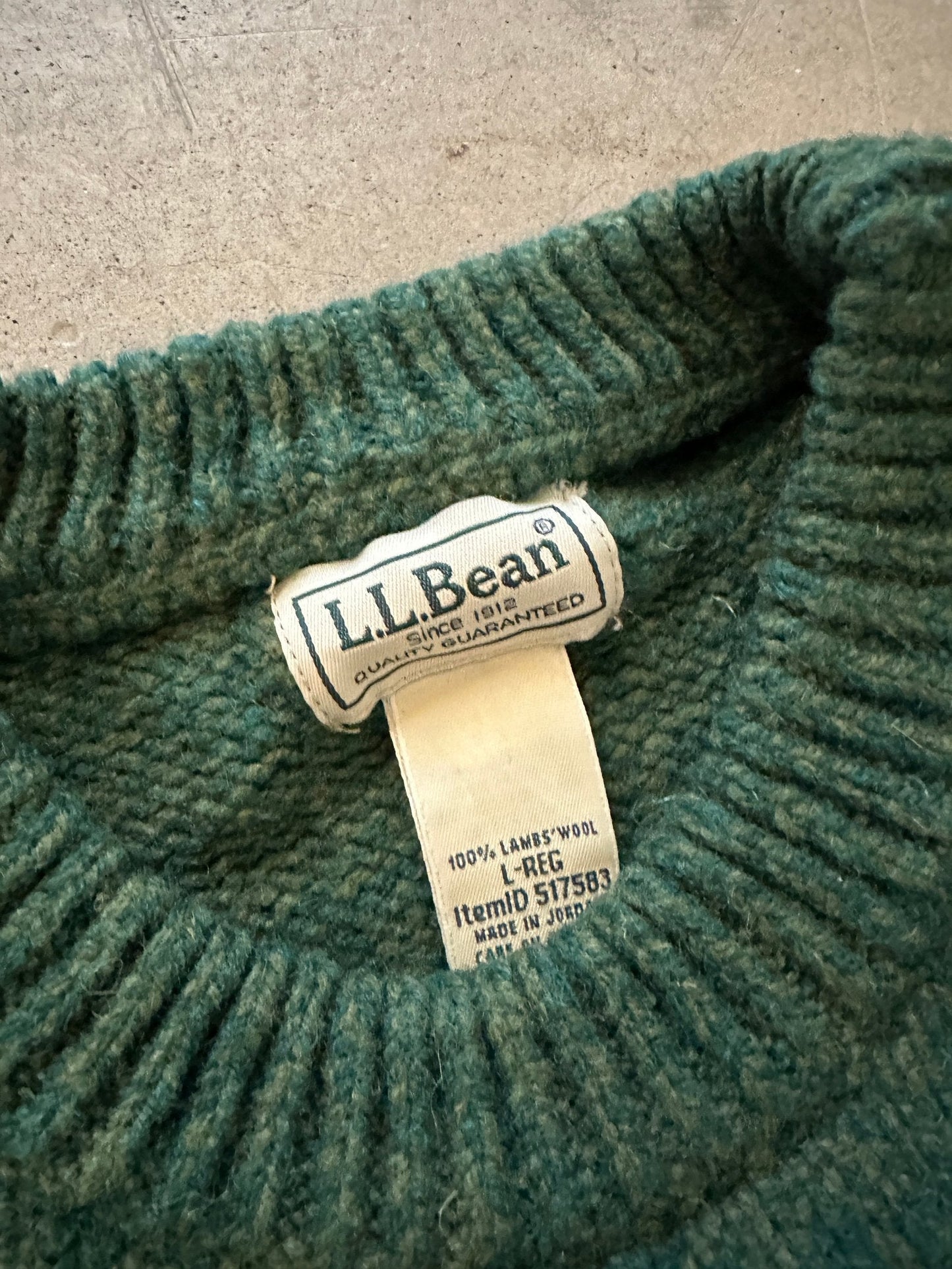 1990’s LL Bean Knitted Sweat - L | Default Title, Red
