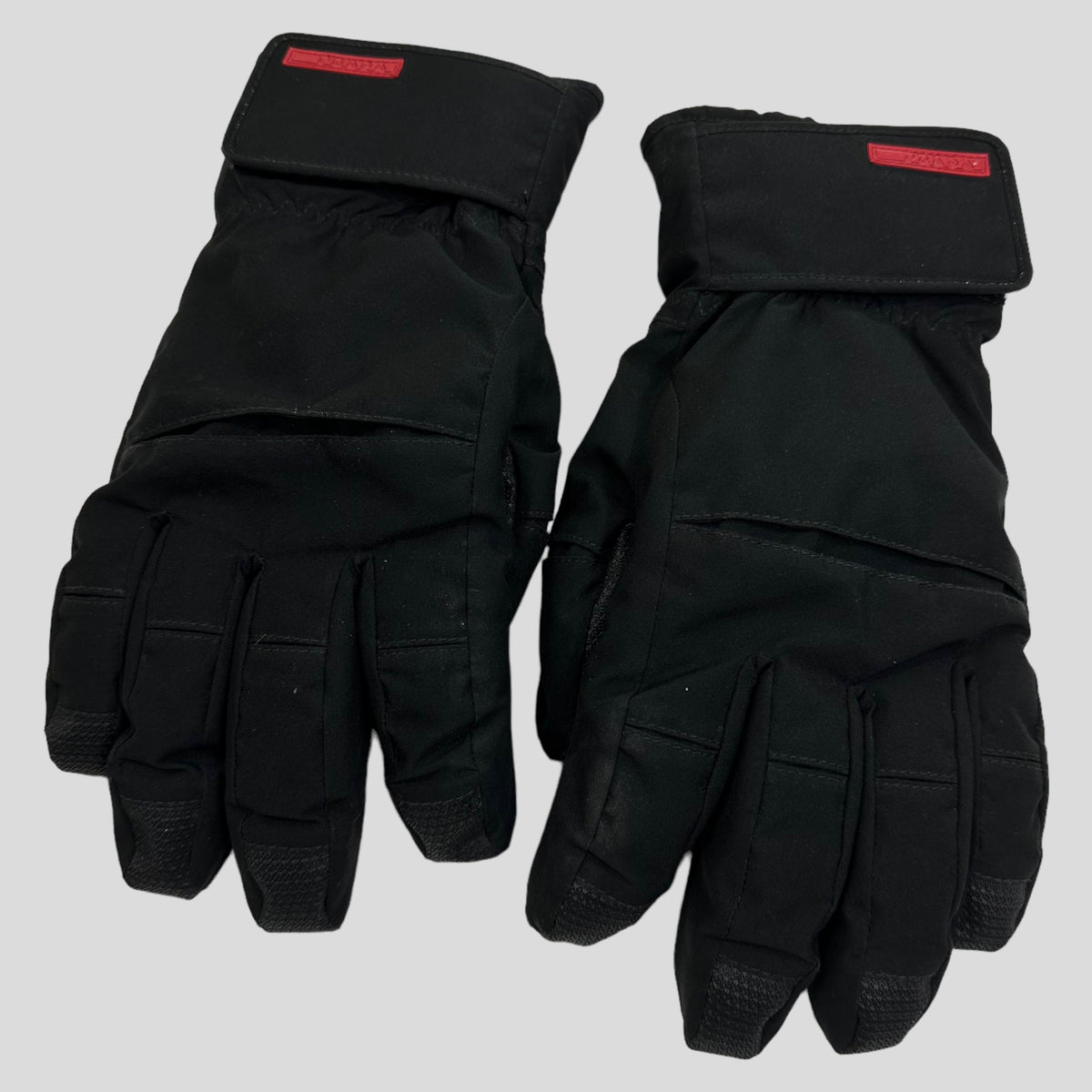 Prada Sport 00’s Articulated Ski Gloves - 9 | Large, Red