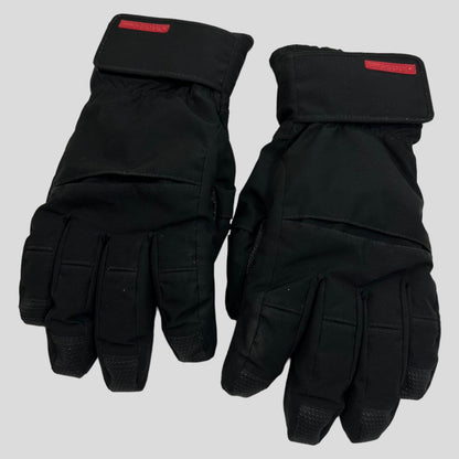 Prada Sport 00’s Articulated Ski Gloves - 9 | Large, Red